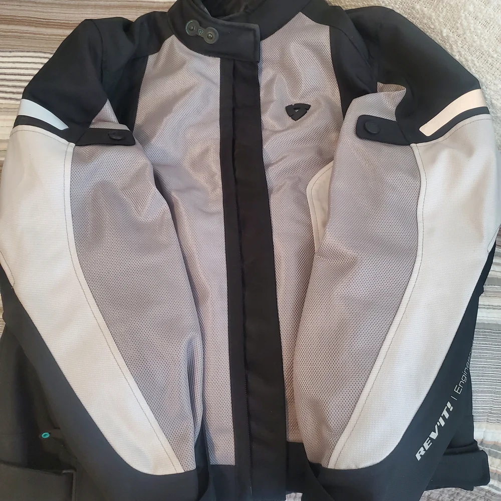 Revit! Motorcycle Biker Jacket Women's Size 10-12 - Picture 3 of 6